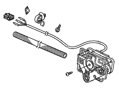 Honda 76210-SNE-A01 Actuator Set, Passenger Side