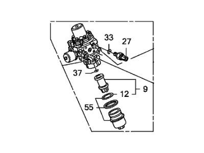 2010 Honda Civic Fuel Pressure Regulator - 16740-RNE-A01