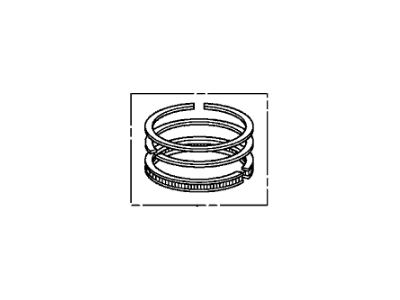 Honda 13011-RNE-A01 Ring Set, Piston (Std) (Riken)