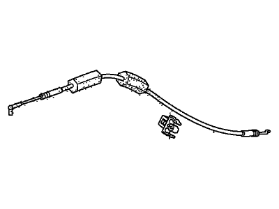 Honda 72173-SNA-A01 Cable, Left Front Door Lock