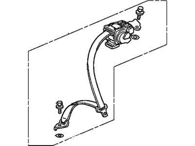 2007 Honda Civic Seat Belt - 04824-SNE-A01ZB