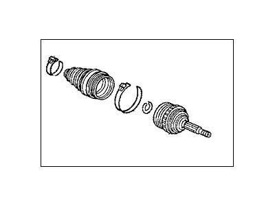 Honda 44014-S0A-J51 Cv Joint Set, Outboard