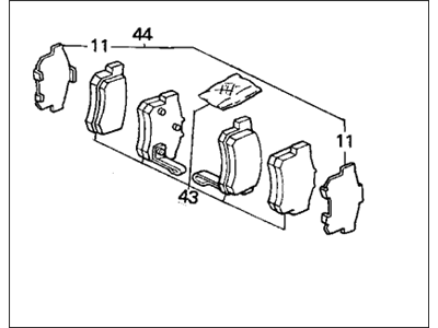 Honda 43022-S84-A51