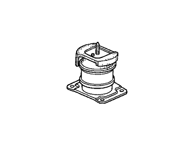 Honda 50810-S87-A81 Rubber Assy., FR. Engine Mounting (RR)(Ecm)