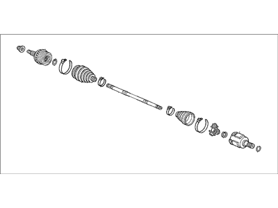 Honda 44010-S84-A50 Driveshaft Set, Passenger Side