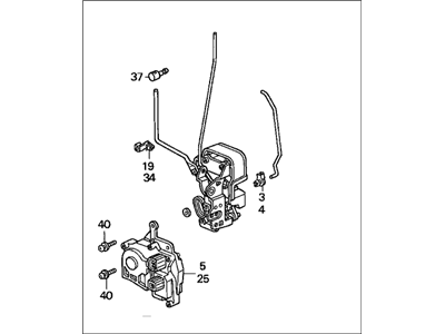 2000 Honda Accord Door Lock Actuator - 72110-S82-G01