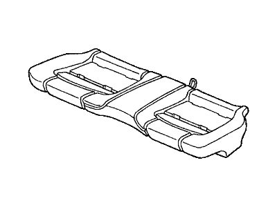 Honda 82132-S82-A02 Pad & Frame, Rear Seat Cushion