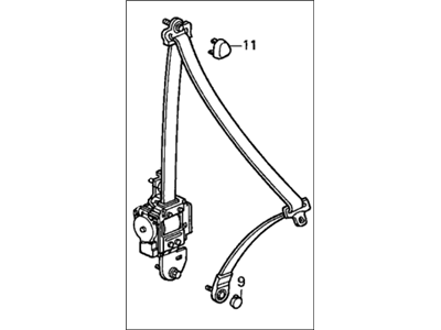 1999 Honda Accord Seat Belt - 04814-S82-A01ZD