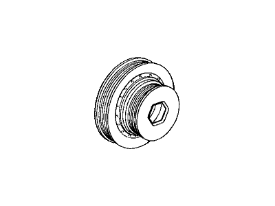 Honda 13810-PEA-007 Pulley, Crankshaft