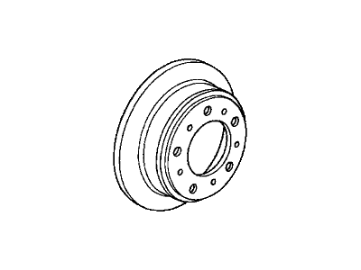 Honda 42510-S87-A00 Disk, Rear Brake