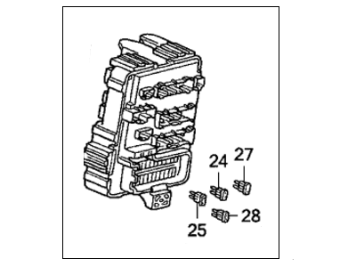 Honda Accord Fuse Box - 38210-S82-A21