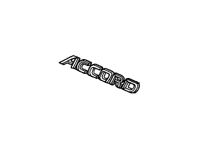 Honda 75722-S84-A00 Emblem, Rear (Accord)