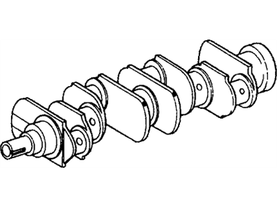 1976 Honda Civic Crankshaft - 13310-PB0-010