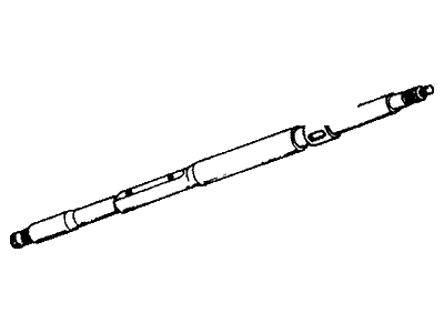 1976 Honda Civic Steering Shaft - 53310-634-672