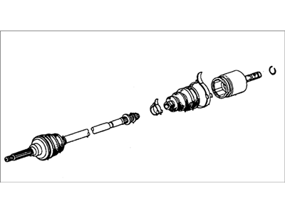 1977 Honda Civic Axle Shaft - 44306-659-010