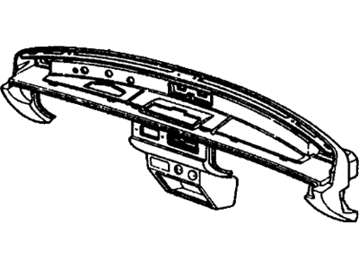 1975 Honda Civic Instrument Panel - 66821-634-671B