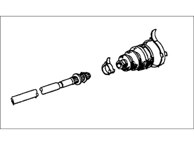 1973 Honda Civic Axle Shaft - 44010-634-000