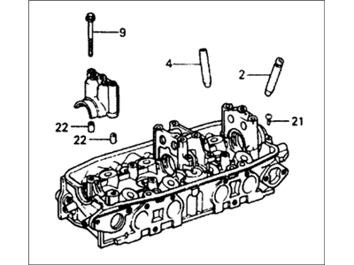 1977 Honda Civic Cylinder Head - 12100-634-670