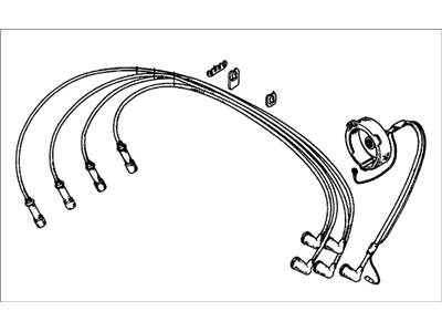 1973 Honda Civic Spark Plug Wire - 32700-634-671