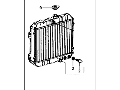 Honda 19010-639-000 Radiator