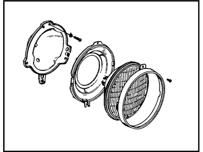 1973 Honda Civic Headlight - 33100-634-667