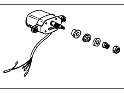 Honda 38420-634-923 Motor Assembly, Rear Window Wiper