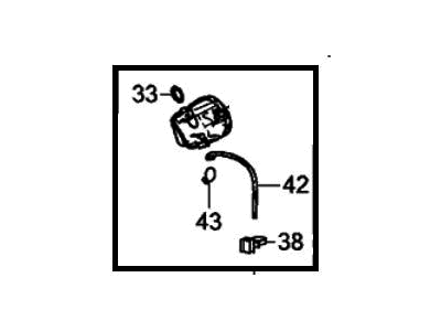 Honda Accord Fuel Filler Housing - 74480-T2A-A00