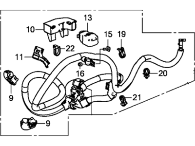 Honda 32410-T2A-A01 Cable Assembly, Starter