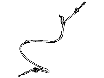 Honda 47510-T2F-A51 Wire, Passenger Side Parking Brake