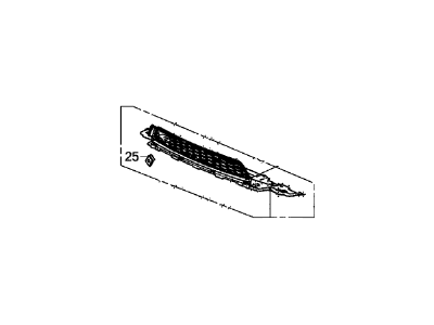 Honda 71103-T2A-A00 Lower Grille, Front Bumper