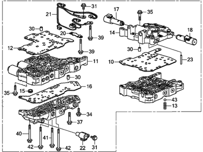 Honda 27000-RJ2-050 Body Assembly, Valve