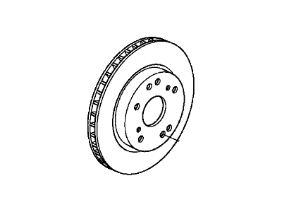 Honda 45251-T2F-A01 Disk, Front Brake 15"