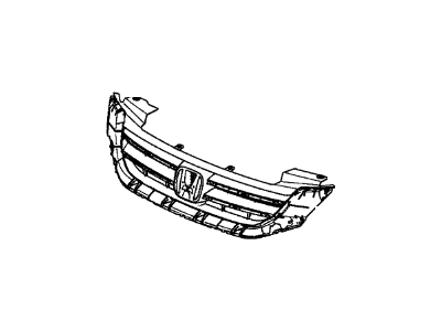 Honda 71121-T2A-A01 Base, Front Grille