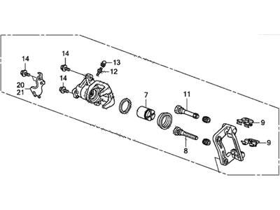 Honda 43018-T2M-P00