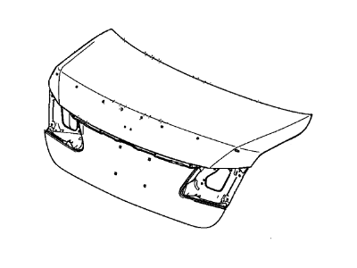 Honda 68500-T3V-A90ZZ Lid, Trunk (DOT)