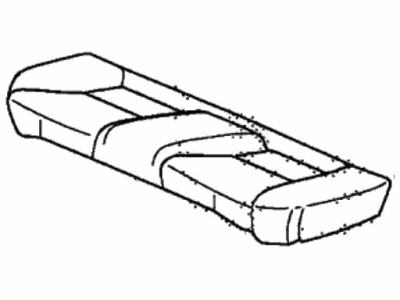 Honda 82131-T2F-A62ZE Cover, Rear Seat Cushion Trim (Graphite Black)