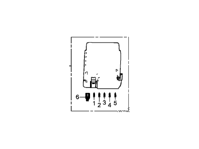Honda 38256-T2F-A02 Cover,Relay Box