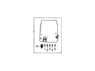 Honda 38256-T2F-X02 Cover, Relay Box (Upper)