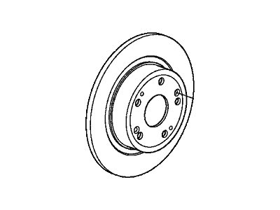 Honda 42510-T2F-A00 Disk, Rear Brake