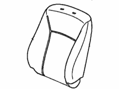 Honda 81127-T2G-A41 Pad Comp R,FR Bac