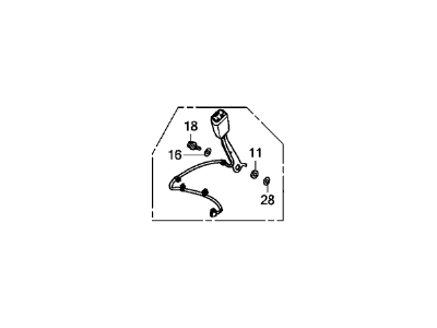 Honda 04816-T2F-A10ZA Buckle Se*YR449L*