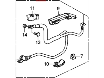 Honda 32410-T2G-A01 Cable Assembly, Starter