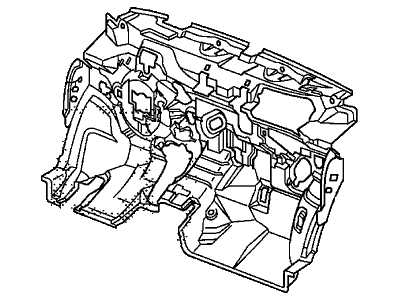 Honda 74260-TF0-G00 Insulator, Dashboard