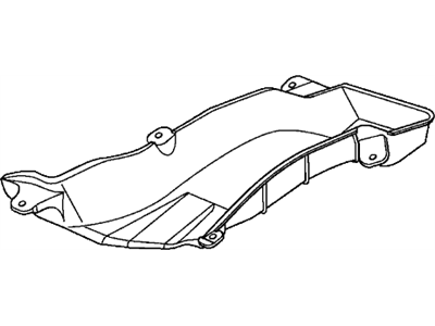 Honda 17245-RP3-A00 Duct, Cooling