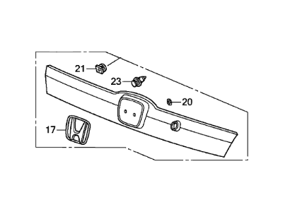 Honda 74890-TF0-003