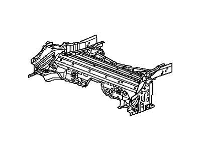 Honda 65700-TF5-A00ZZ Crossmember, Middle Floor