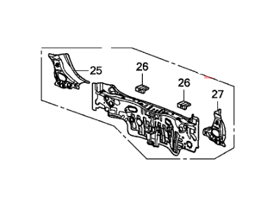 Honda 66100-TK6-315ZZ Panel, RR.