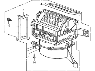 Honda 79305-TK6-A01 Blower Sub-Assy.