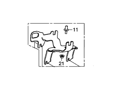 Honda 57315-T3V-A00 Bracket Assy., Tandem Motor Cylinder