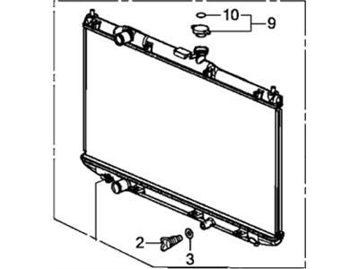 Honda 19010-5K0-A02 Radiator